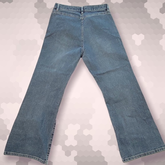 Canyon River Blues Flare Jeans Embroidery Sz 12 1/2 - Picture 10 of 13